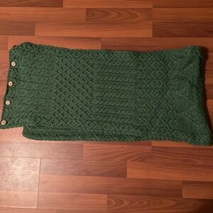 100% merino wool funnel scarf